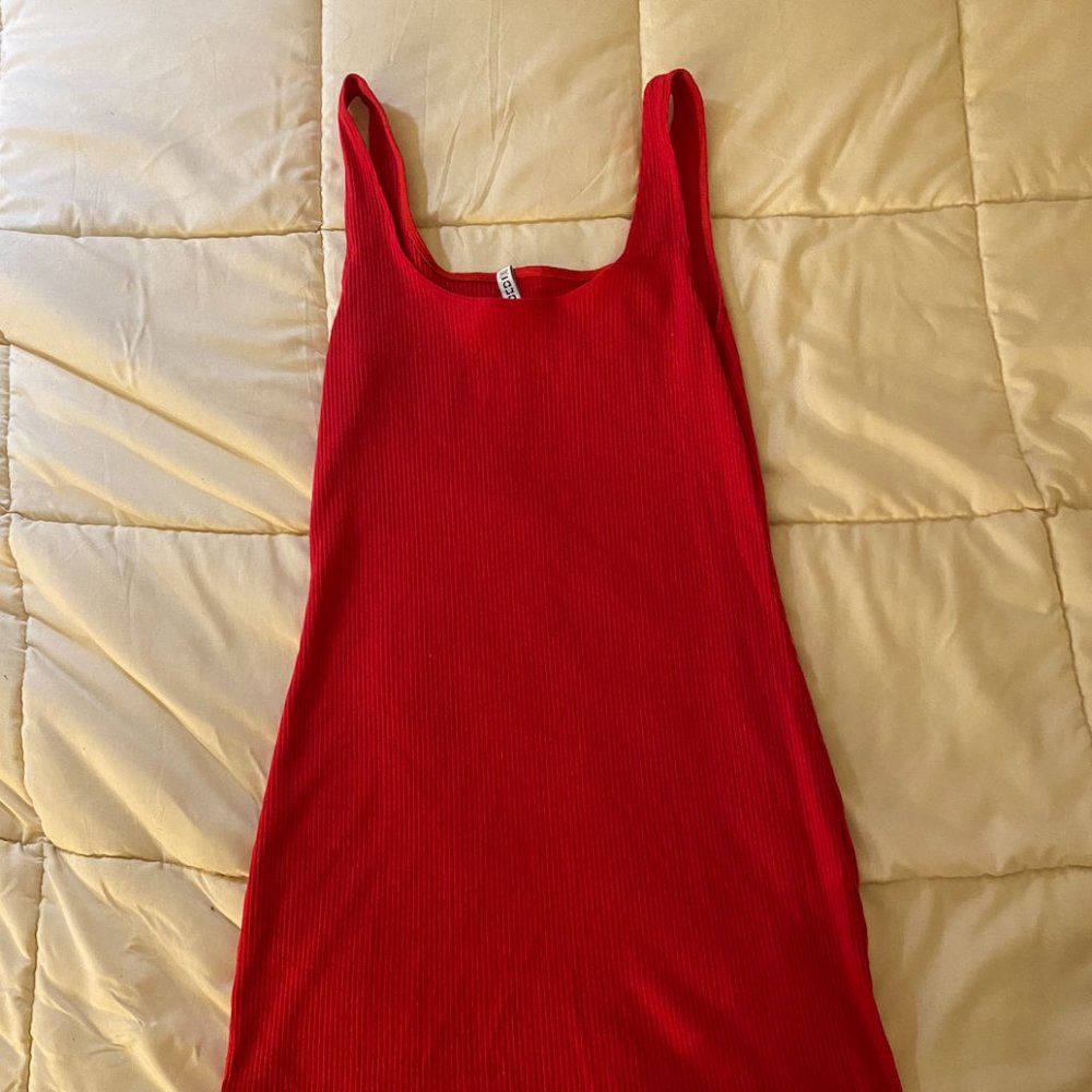 SOLD! NWOT Ribbed Bodycon Dress - Picture 2 of 2